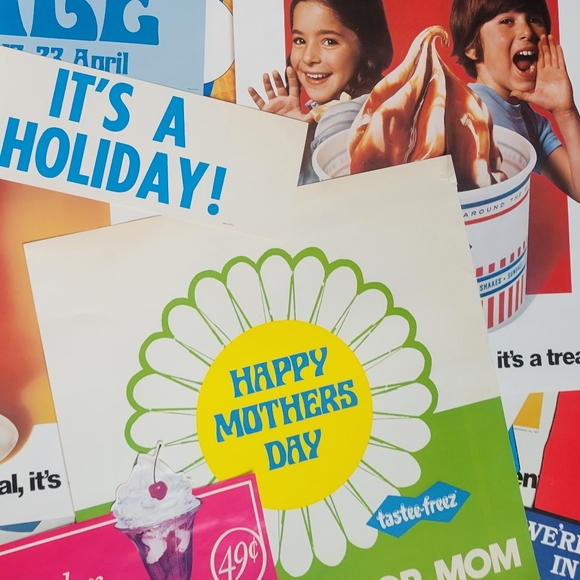 25+ Vintage Tastee Freez Posters Signs Restaurant Advertising Kitchen Bar Decor - Picture 4 of 5